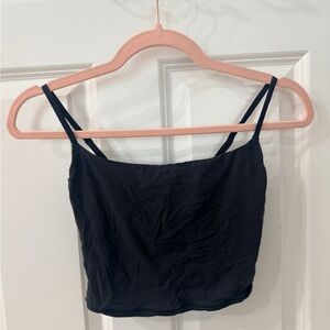 SKIMS Fits Everybody Cropped Cami Onyx Black Size Small S Stretchy Soft Top